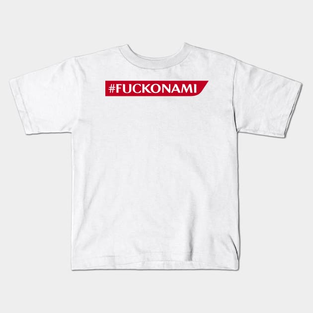 #FucKonami Kids T-Shirt by MazzEffect7